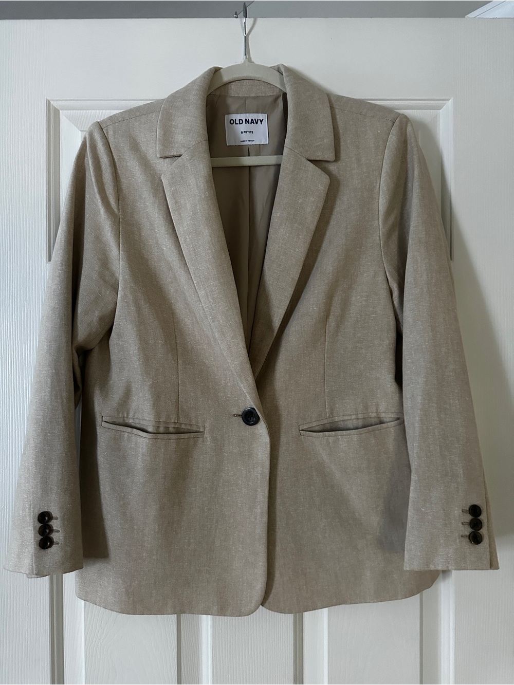 Old Navy Medium Beige Women’s Oversized Blazer